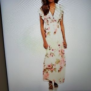 Leslie Fay Floor Length Summer Dress